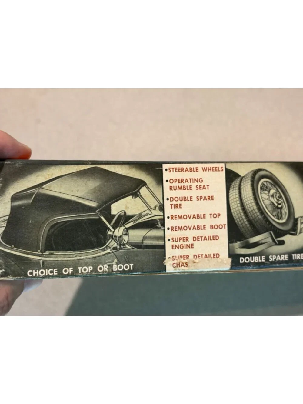Vintage Jo-Han 1/25 1934 Mercedes-Benz 500K Special Sports Roadster Kit GC-234
